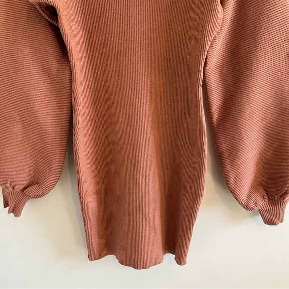 Emory Park Women’s Bodycon Ballon Sleeve Tunic Sweater Dress size Medium - Picture 6 of 12